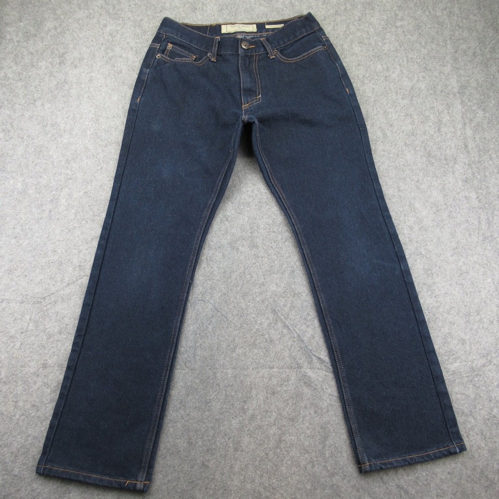 Vintage Genes 1891 Men's Slim Straight Dark Blue Denim Jeans W30 L32‎